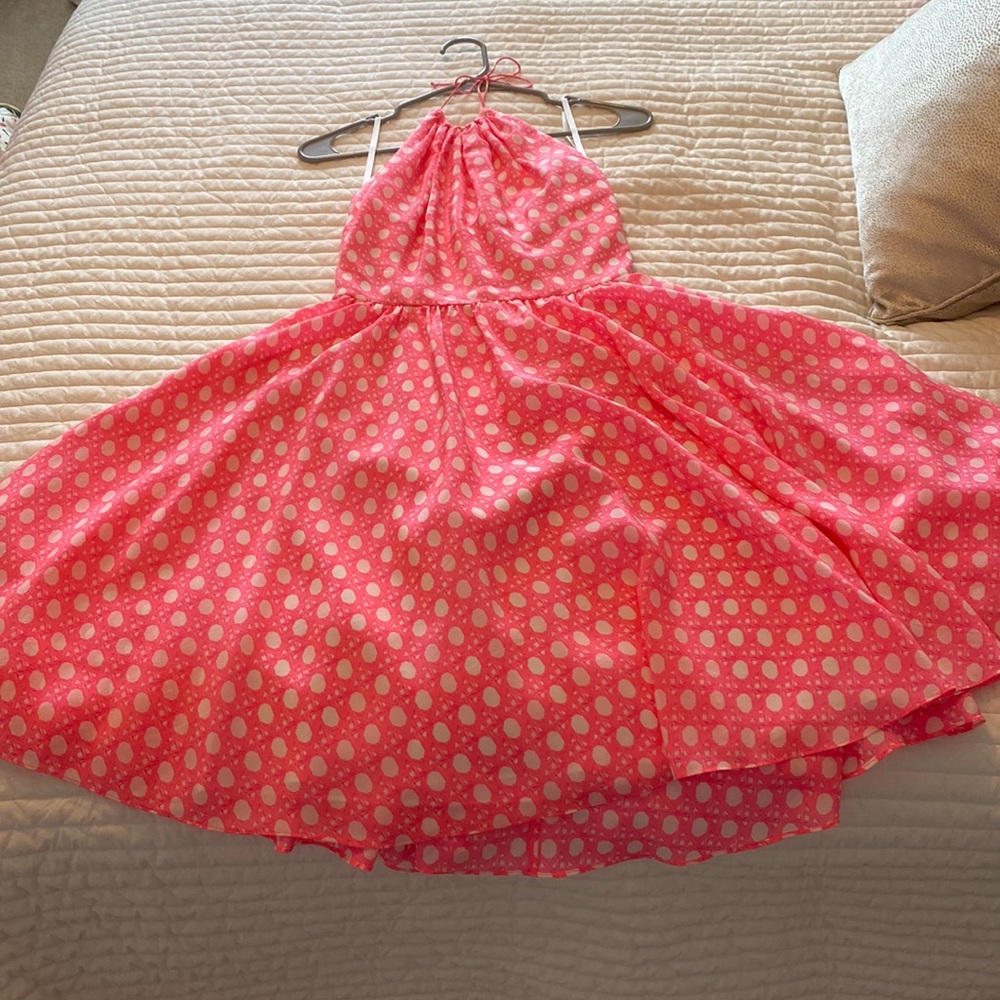 Vineyard Vines Florescent Coral/Pink Swing Dress